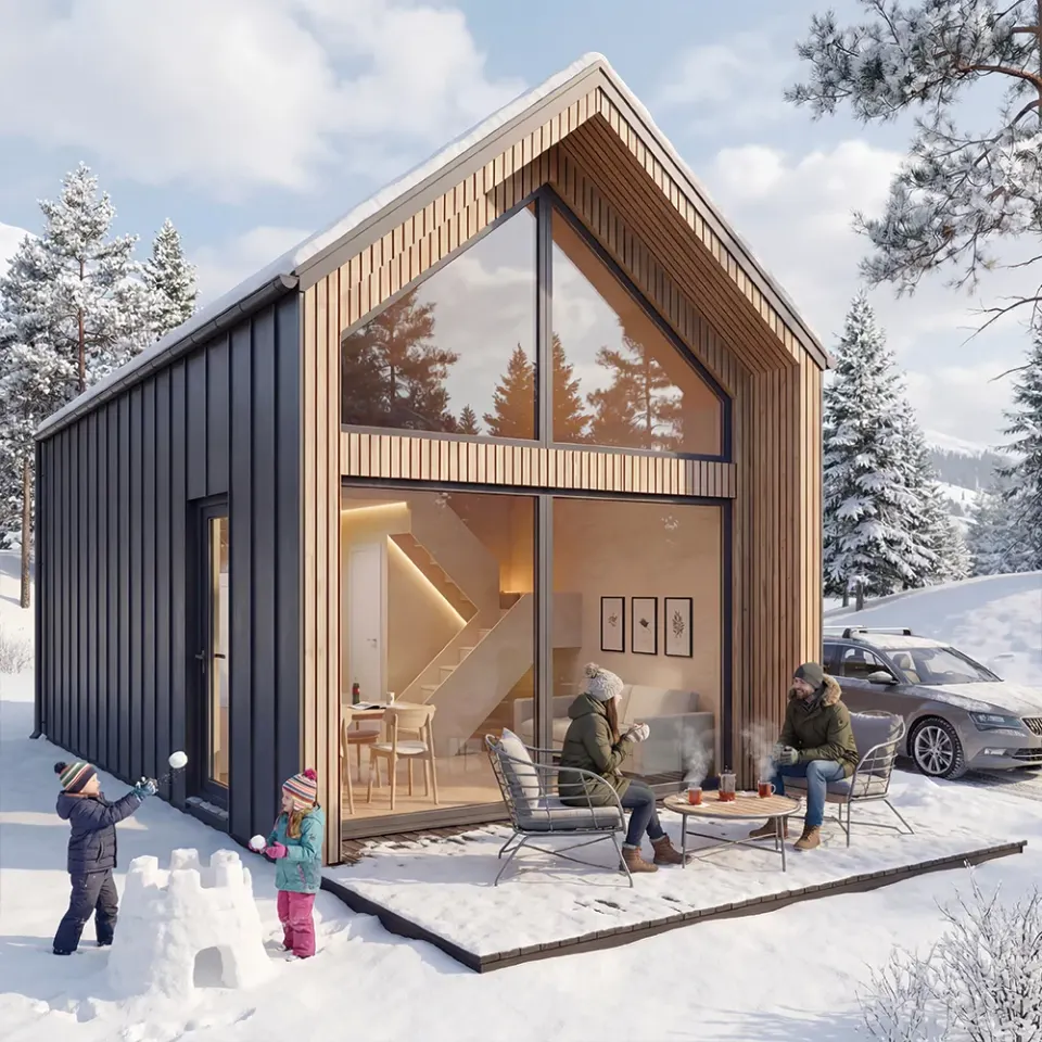 Montažna kuća Wood 50, 50 m², ZerroMax