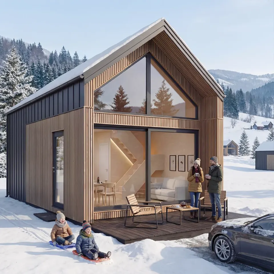 Montažna kuća Wood 50, 50 m², ZerroMax