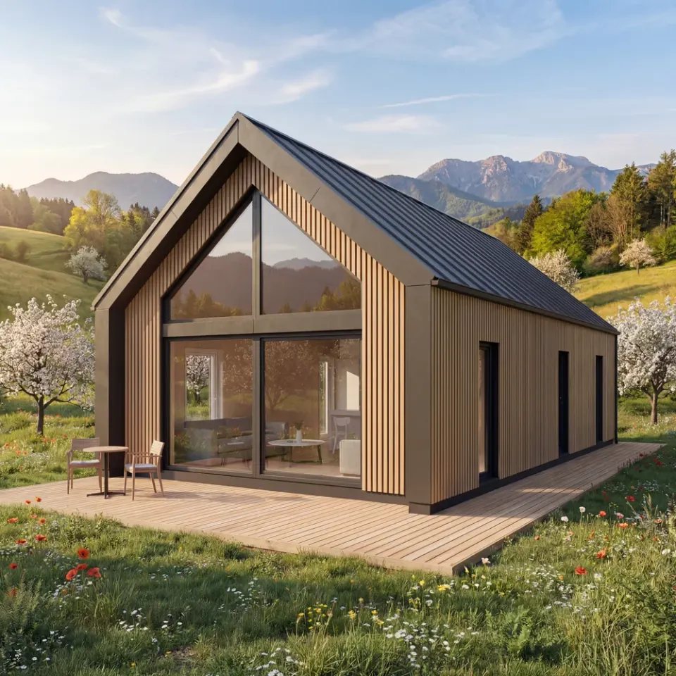 Montažna kuća Wood 80, 80 m², ZerroMax