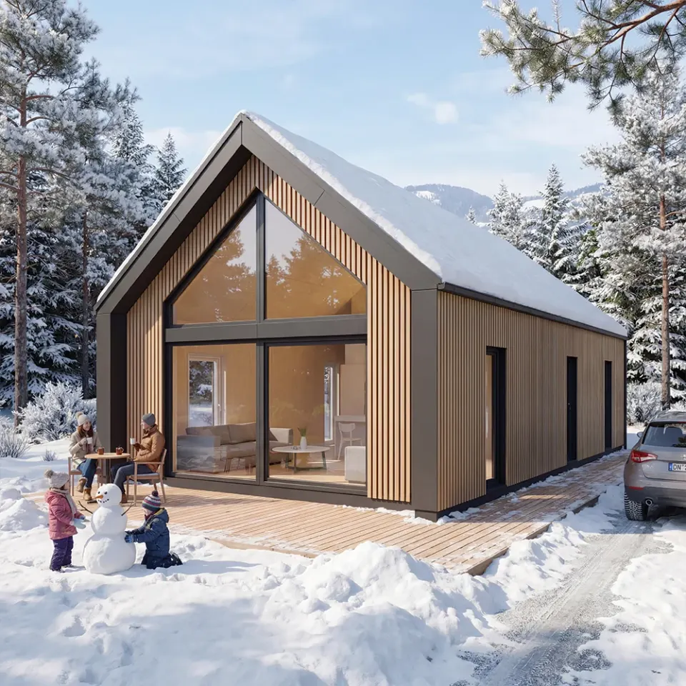 Montažna kuća Wood 80, 80 m², ZerroMax